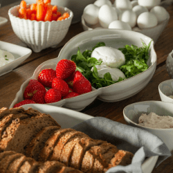 Image showing the Aparte 3 part appetizer dish, 40cm, White product.
