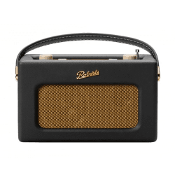 Image showing the Revival RD70 DAB digital radio, H16 x W25.2 x D10.4cm, Black product.