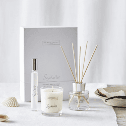 Image showing the Seychelles Home Scenting Set, Mini, White product.