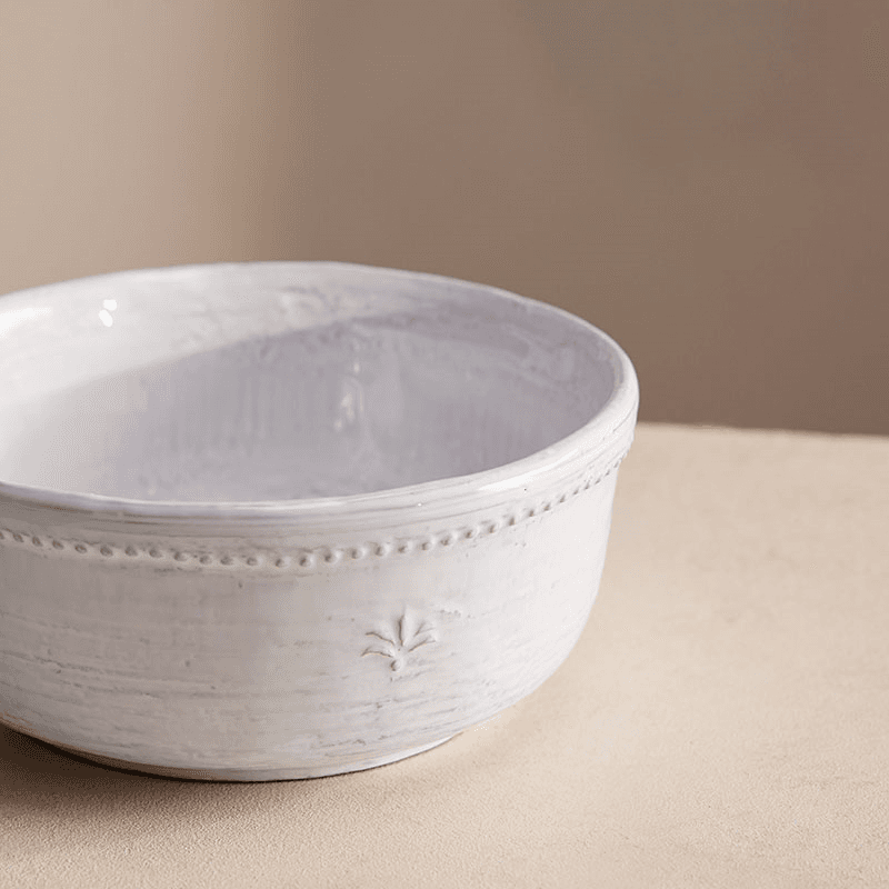Hillcrest Set of 4 Cereal Bowls D16cm, White