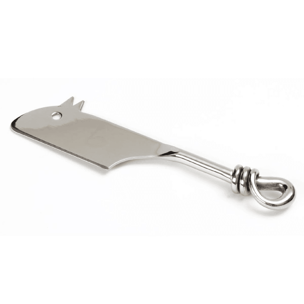 Polished Knot Mouse cheese knife, Stainless Steel