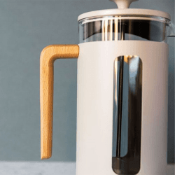 Image showing the Pisa Stainless Steel Cafetière, 8 Cup, Latte product.