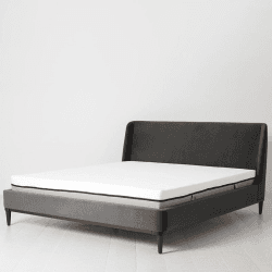 Image showing the Bed 02 Velvet Super King Size Frame, Charcoal product.