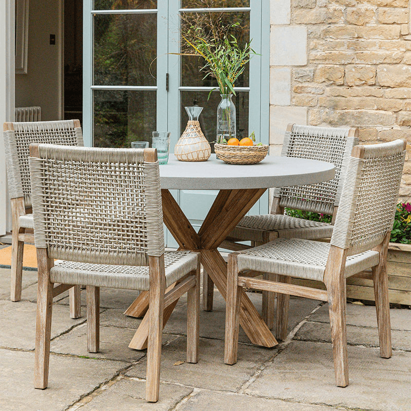 Chilford Set of 2 Dining Chairs, Acacia
