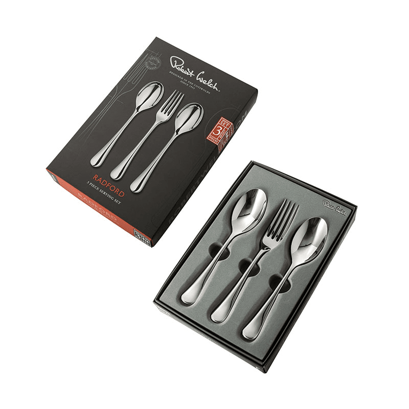 Radford 3 Piece Serving Set, Stainless Steel