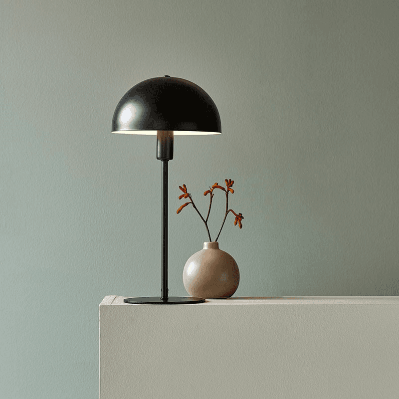 Ellen Table Lamp, H40cm, Black