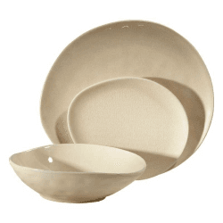 Image showing the Vie Naturelle 12 Piece Dinner Set, Cream product.