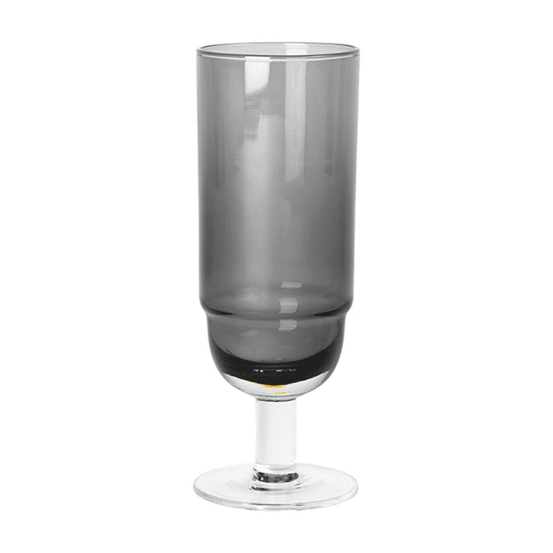 Nordic Bistro Champagne Glass, 200ml, Grey