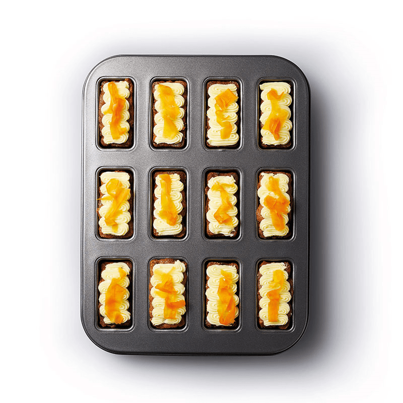 Mini loaf tin with 20 holes, 36 x 27cm, Non-Stick