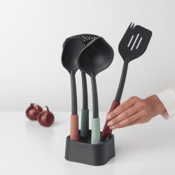 Image showing the Tasty+ Kitchen utensils set, H35 x W11.5 x D11.5cm, Mixed product.