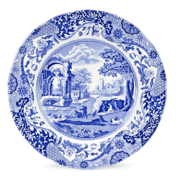 Image showing the Blue Italian Set of 4 plates, 27cm product.