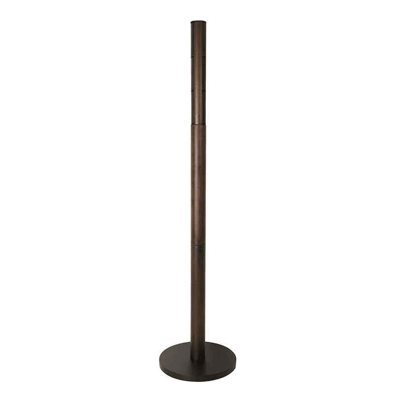 Flapper Coat Rack, H168cm, Black & Walnut