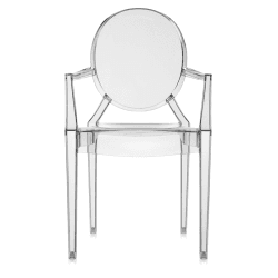 Image showing the Louis Ghost Armchair, Smoke product.