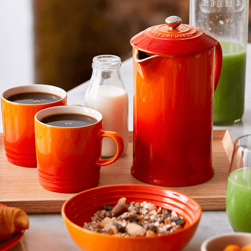 Stoneware Cafetiere, 1 litre, Volcanic