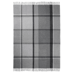 Image showing the Manhattan Throw, H130 x W200cm, Grey product.