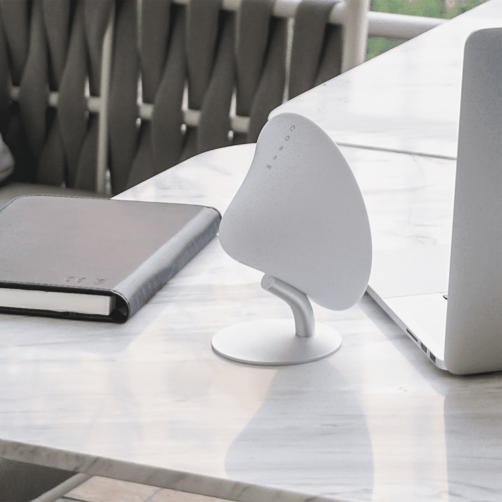 Mini Halo One Bluetooth speaker, H16 x L14 x D6cm, Matt White