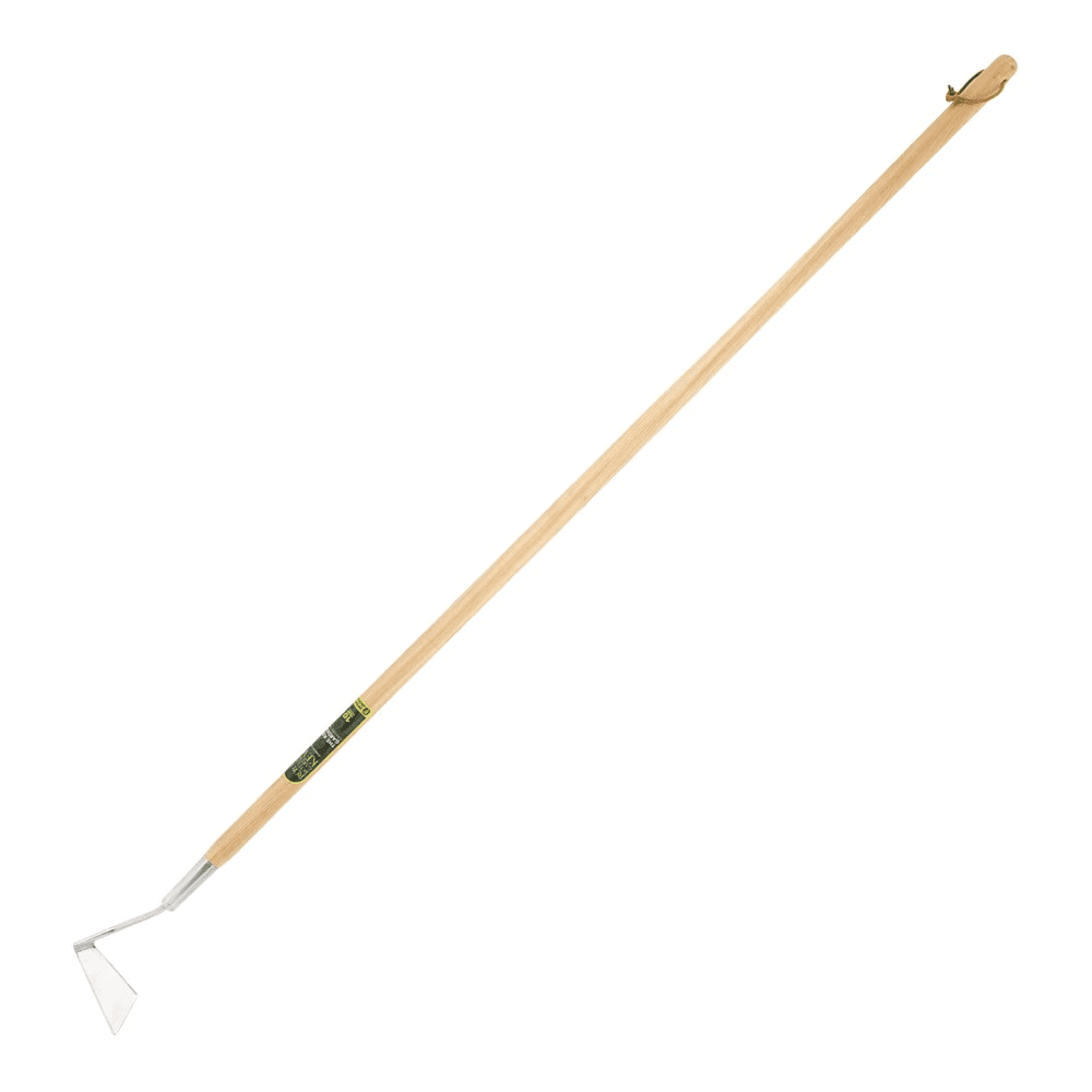 Angled hoe, H166.5 x W14cm, Natural/Silver