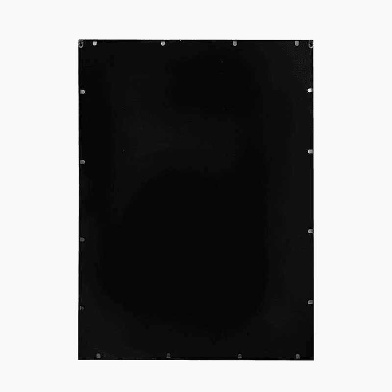 Rectangle Mirror, H110 x W80cm, Black