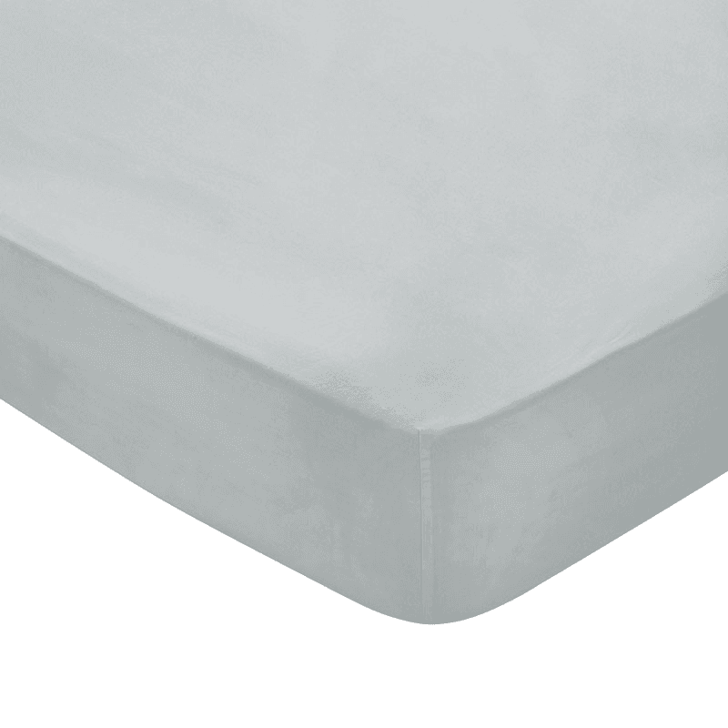 Bob Fitted Sheet, Super King, Silver