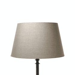 Image showing the Drum Linen shade, D45cm, Natural product.