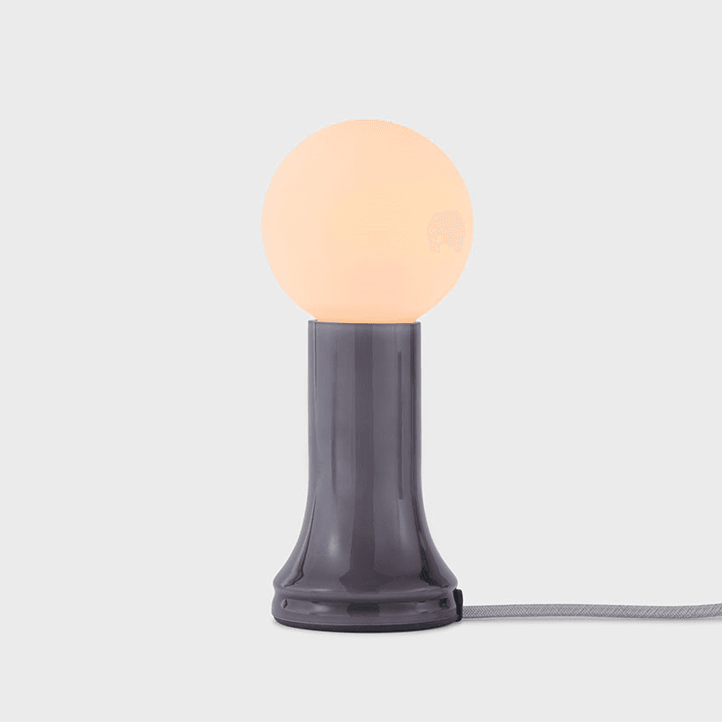 Shore Table Lamp with G95 LED Bulb EU, Smoke Grey