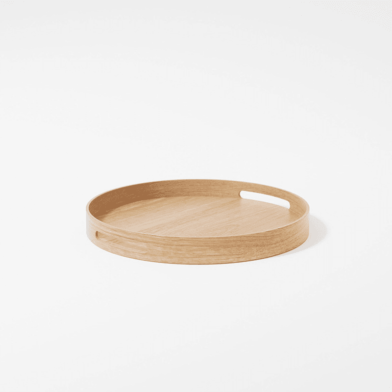 Busboy Round Tray, D30cm, Oak