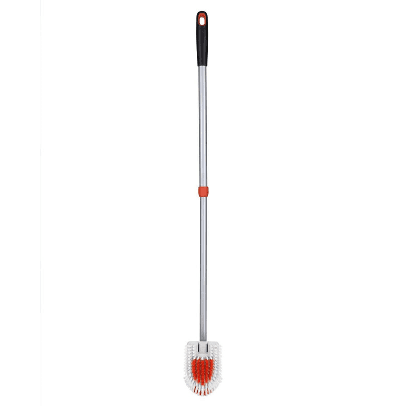 Extendable tub & tile brush, Black/Silver