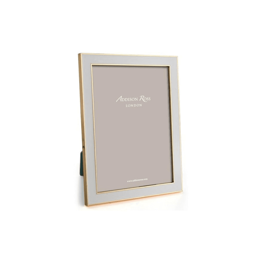 Enamel Range Photograph frame, 4 x 6" with 15mm border, Chiffon With Gold Plate