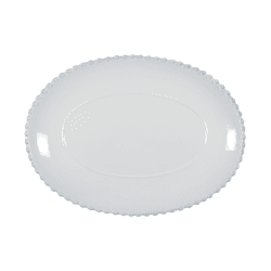 Image showing the Pearl Oval Platter, 33cm, White product.