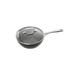 Image showing the Rocktanium Non-Stick saute pan, 24cm, Aluminium product.