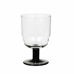 Image showing the Nordic Bistro White Wine Glass, 200ml, Grey/Clear product.
