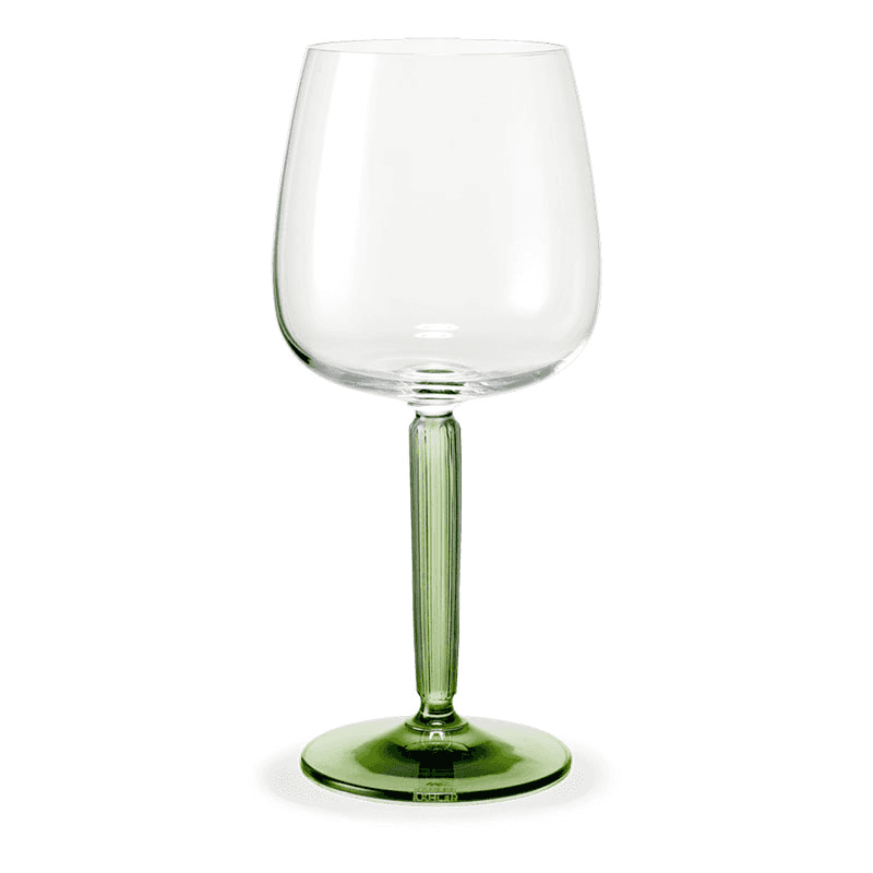 Hammershøi Set of 2 Red Wine Glasses, 490ml, Green