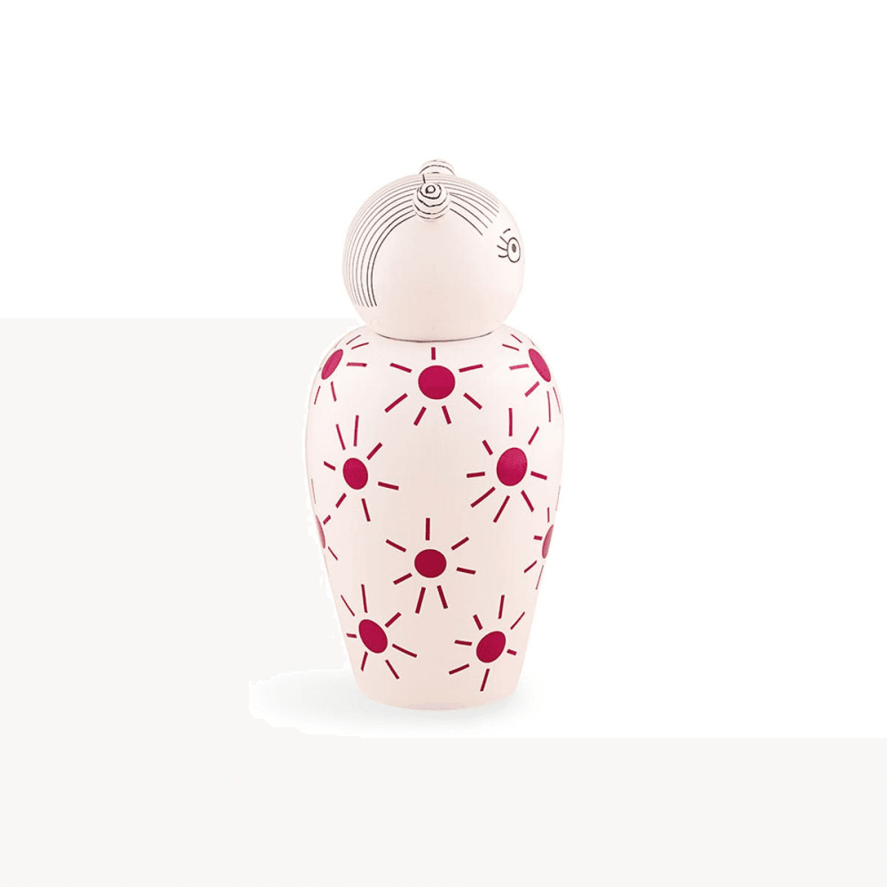 Canopie, Vase with Lid, Pink