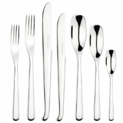 Image showing the 7 Piece Place Setting, Balsa, Mirror Finish product.