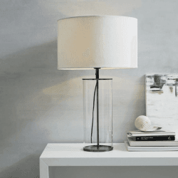 Image showing the Pimlico Table lamp, H66 x W40 x L40cm, Black product.