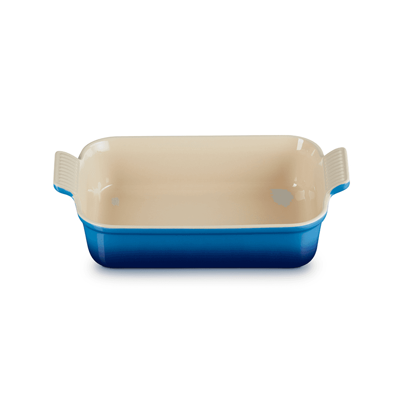 Stoneware Heritage Rectangular Dish, 26cm, Azure