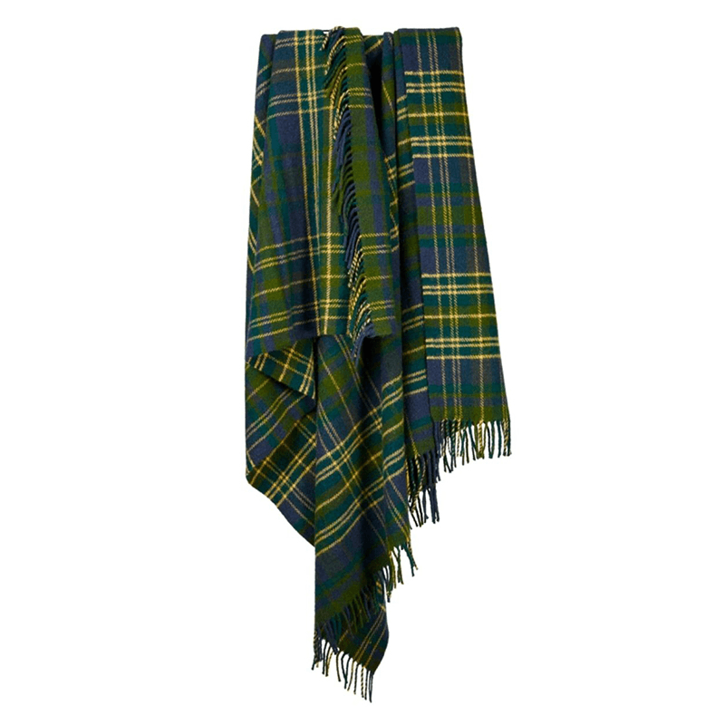 Tartan Throw, 150 x 183cm, Forest