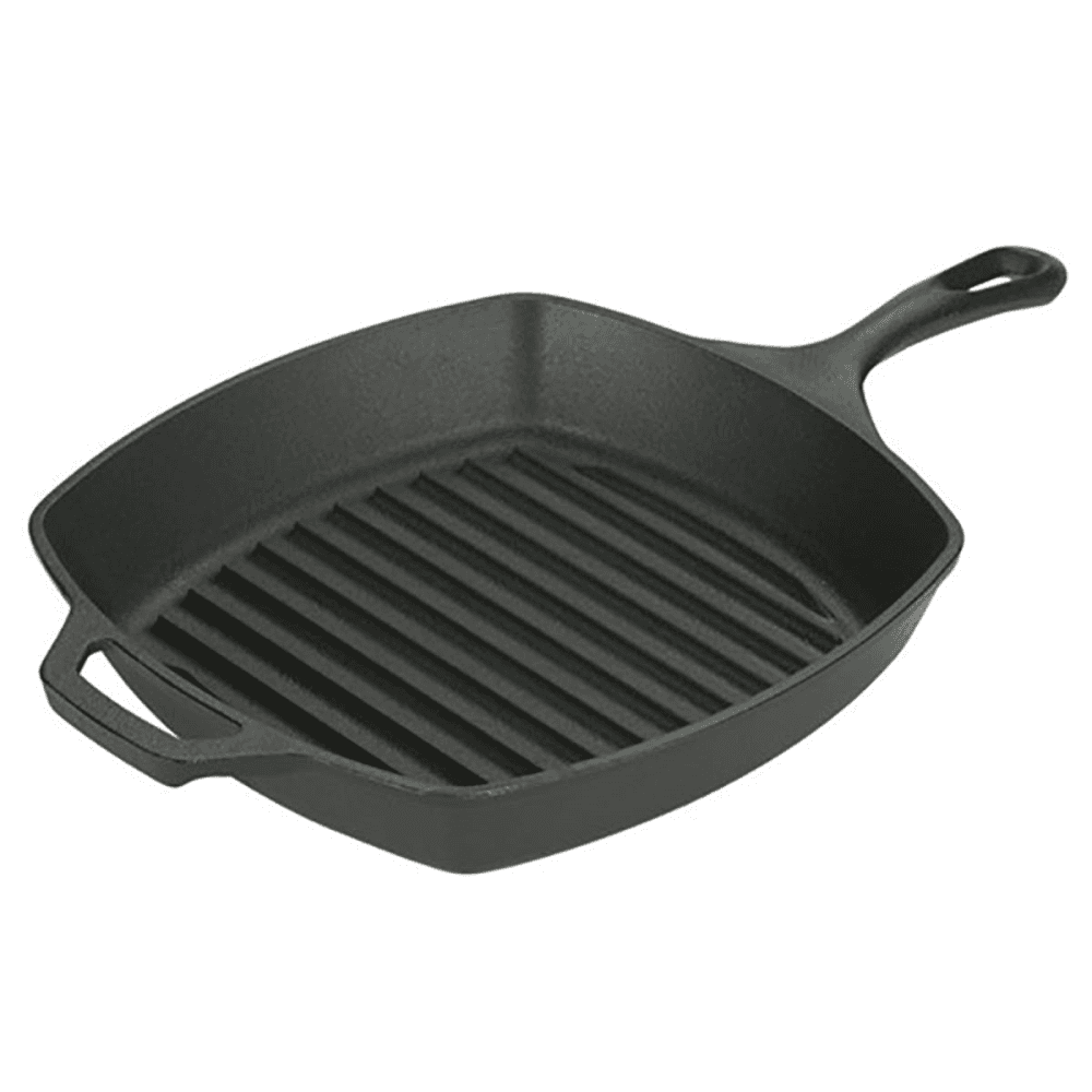 Lodge Square fat free frying pan, 26.6cm, Black