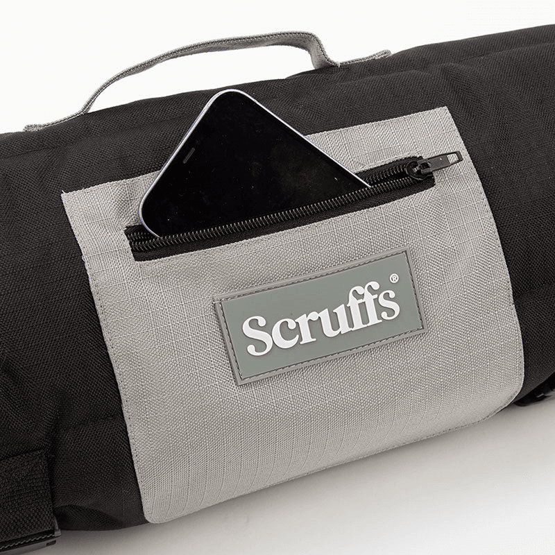 Expedition Roll Up Travel Pet Bed, 100 x 70cm, Storm Grey