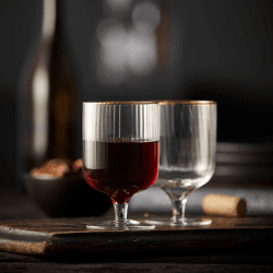 Image showing the Palermo Set of 4 Wine Glasses, 300ml, Gold product.
