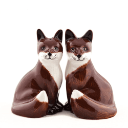 Image showing the Fox Salt & Pepper Shakers, H8cm, Brown product.