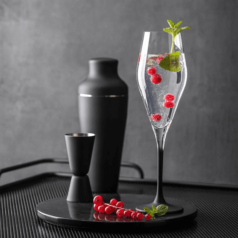Manufacture Rock Set of 4 Champagne Flutes, 200ml, Clear