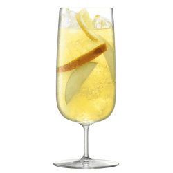Image showing the Borough Set of 4 pilsner glasses, 440ml, clear product.