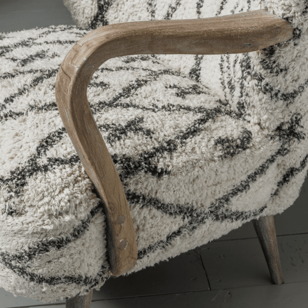 Mina Printed Armchair