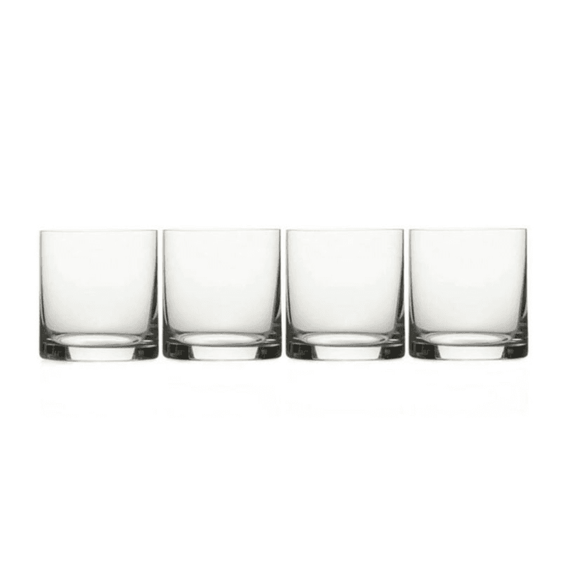 Julie Set of 4 Double Old Fashioned Glasses, 426ml, Clear
