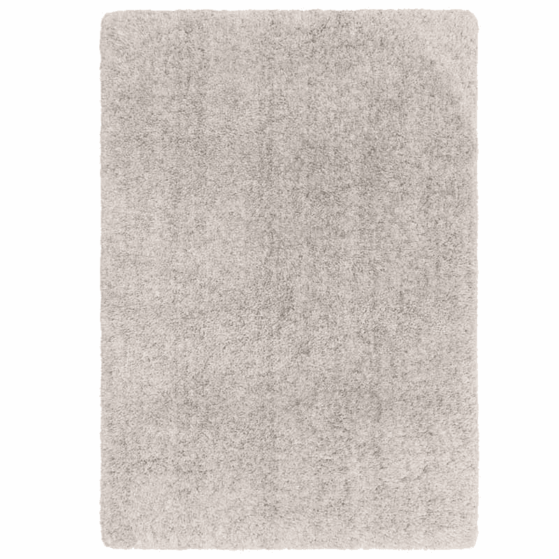 Barnaby Plain Shaggy Rug, 120 x 170cm, Silver