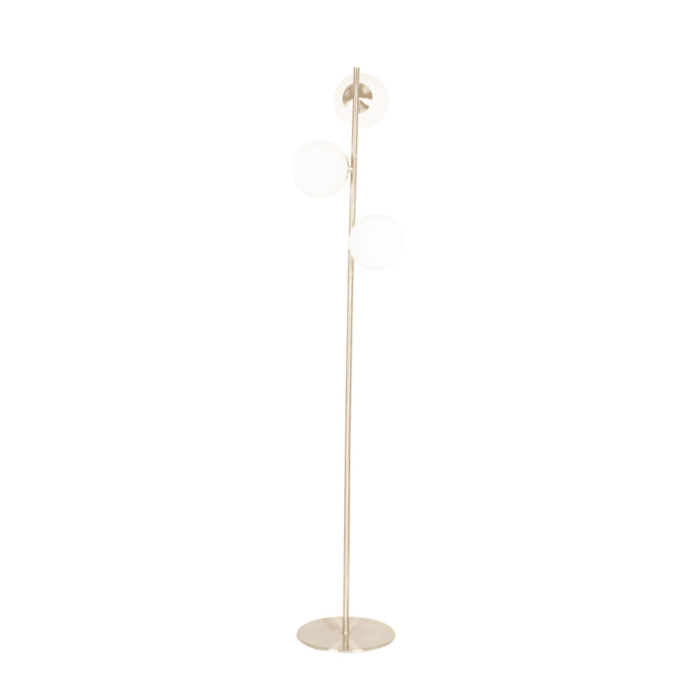 Monroe Floor Lamp, Gold, Gold