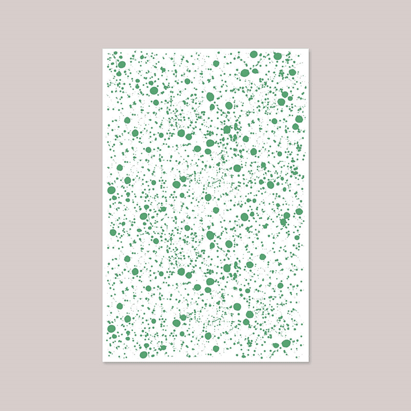 Splatter Tablecloth, W165 x L270cm, Smoke Green
