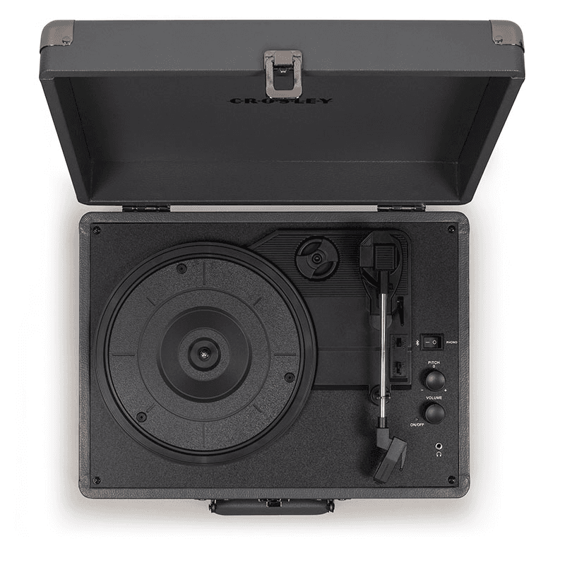 Cruiser Deluxe Plus Portable Turntable, Slate
