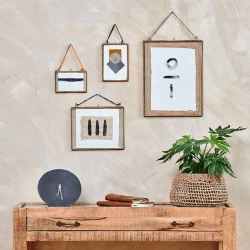 Image showing the Kiko Portrait Frame, 8 x 10", Antique Brass product.